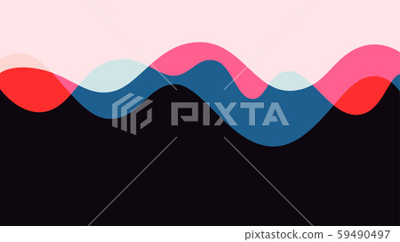 Colorful motion wave abstract background Colorful motion wave abstract background 59490497