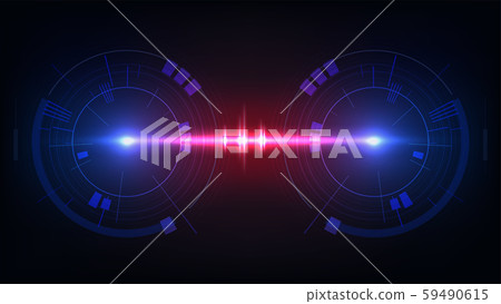 Hud display interface background 59490615