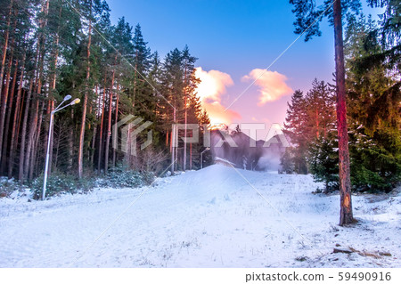 Ski resort Bansko, Bulgaria ski season preparation Ski resort Bansko, Bulgaria ski season preparation 59490916