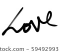 Calligraphy love LOVE 59492993