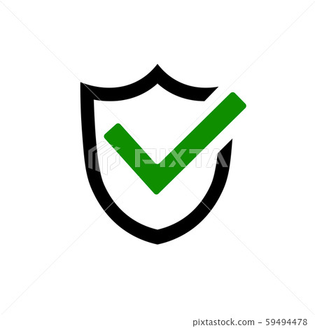 Shield icon. Lock icon. Shield with lock symbol. Shield icon. Lock icon. Shield with lock symbol. 59494478