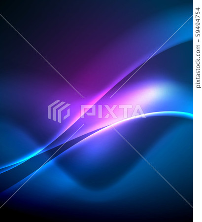Neon Blue Electric Wave Abstract Background Stock Illustration 59494754 Pixta Here are only the best abstract neon wallpapers. pixta