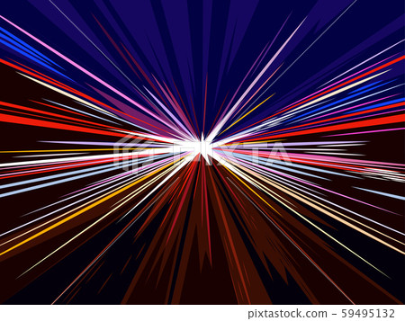 High speed motion in highway concept background. Vector illustration 59495132