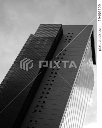 Monochrome urban landscape Urban buildings in town (registered in November 2019) Maximum size: M 59496509