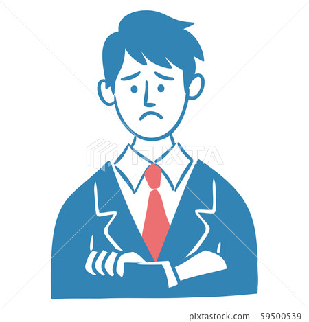 Suit, men, worried Suit, men, worried 59500539