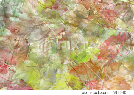 Abstract watercolor background in green and red tones. Colorful aquarelle paint texture. Brush strokes. Vivid ink stain pattern. Paint splash. Modern painting 59504064