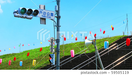 戶橋煙花節的燈籠風景 59505119