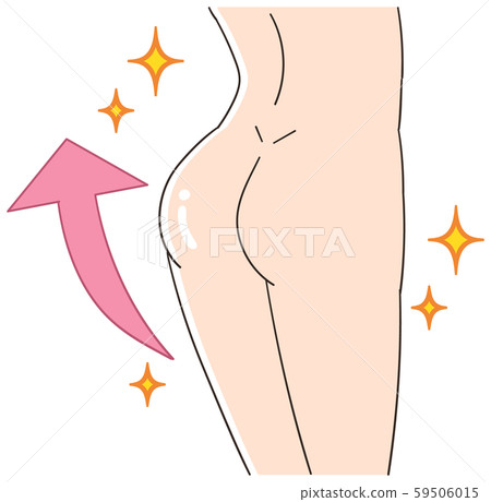 Buttocks illustration buttocks hips beautiful esthetic diet Buttocks illustration buttocks hips beautiful esthetic diet 59506015