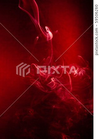 Red smoke motion on black background. Red smoke motion on black background. 59506260