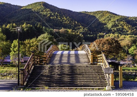 （長野）菜井大橋，木之橋，午後的陽光 59506458
