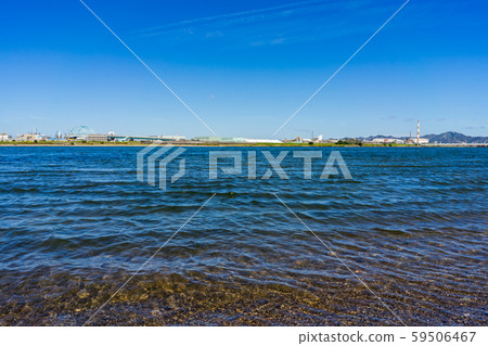 Scenery of the right bank of the lower Kako River 59506467