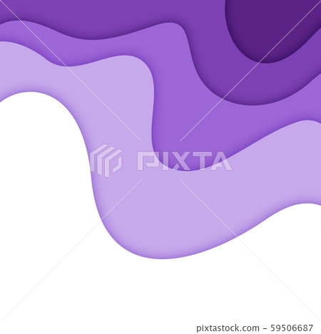 3D abstract background and paper cut shapes, vector illustration 3D abstract background and paper cut shapes, vector illustration 59506687