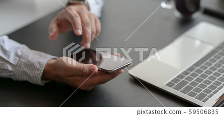 Cropped shot of young professional businessman 59506835
