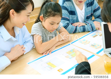 拜訪銷售和家庭形象 59506938