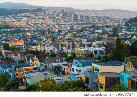 View of San Francisco at twilight View of San Francisco at twilight 59507724