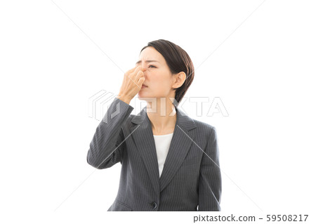 Business woman negative image cold Business woman negative image cold 59508217