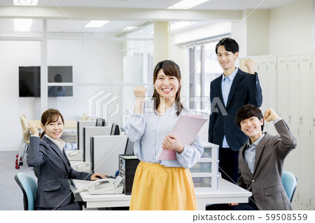Business office scene Business office scene 59508559