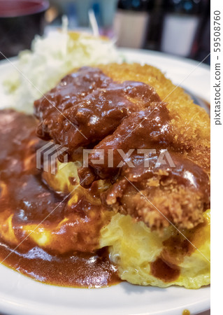 大阪市梅田食街Street Gururu伏爾加河大米特寫垂直 59508760