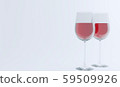 2 glasses with red wine 59509926