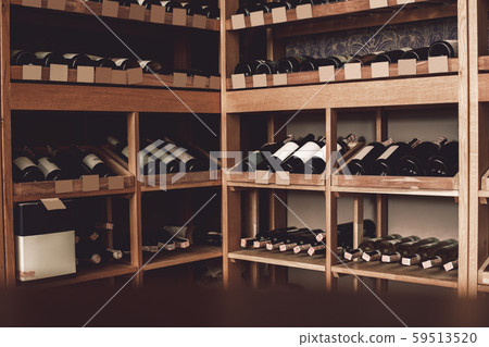 Sommelier Concept. Wine storage isolated no people 59513520