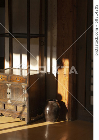 Korean traditional hanok interior 59514205