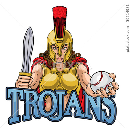 Spartan Trojan Gladiator Baseball Warrior Woman 59514981