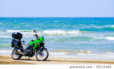 Motorbike and the sea (Senrihama Nagisa Driveway) 59515489