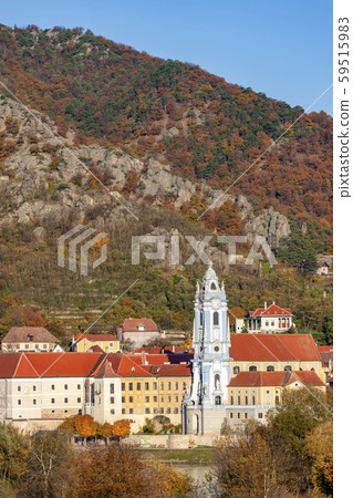 Durnstein on the Danube River in Wachau Valley, 59515983