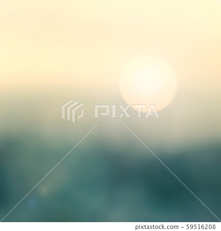 Blur background last light evening with sunset landscape utopia of Bangkok night life with bokeh in cool vintage color 59516208