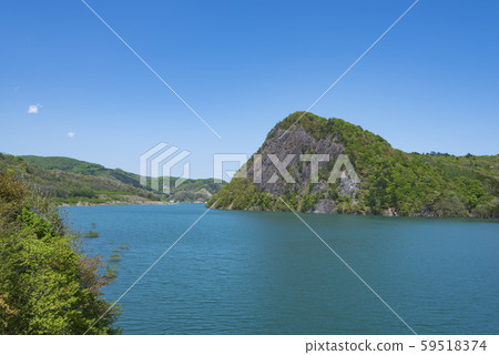 Lake Oshu Dam Lake Kurikoma Water Source Fresh Green Spring Lake Oshu Dam Lake Kurikoma Water Source Fresh Green Spring 59518374