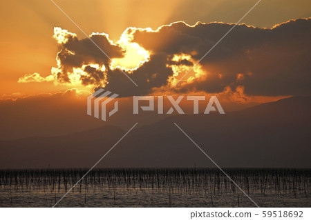 大牟田市Miike Port Sunset 大牟田市Miike Port Sunset 59518692