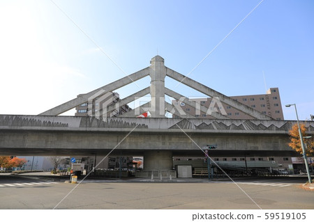 Viaduct (railway) near Obihiro Station 59519105