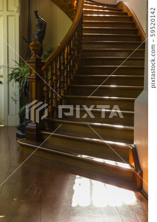 Stairs in Larnach Castle, Dunedin, New Zealand Stairs in Larnach Castle, Dunedin, New Zealand 59520142