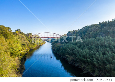 Ichiibashi Bridge on the Inba Canal Ichiibashi Bridge on the Inba Canal 59520654