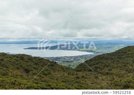Taupo, New Zealand Taupo town and Lake Taupo 59521258
