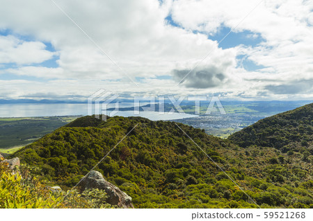 Taupo, New Zealand Taupo town and Lake Taupo 59521268