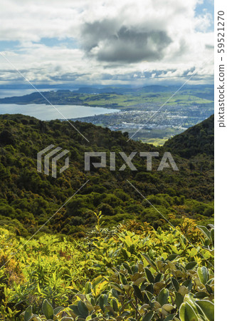 Taupo, New Zealand Taupo town and Lake Taupo 59521270