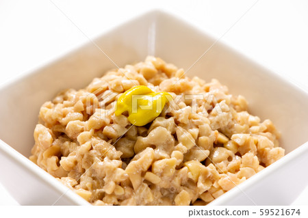 Hikiwari納豆芥末醬（白色背景） 59521674