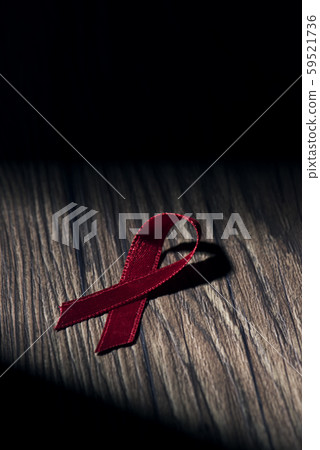red ribbon for the fight against AIDS 59521736