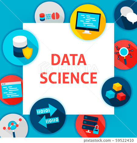 Data Science Template - Stock Illustration [59522410] - PIXTA