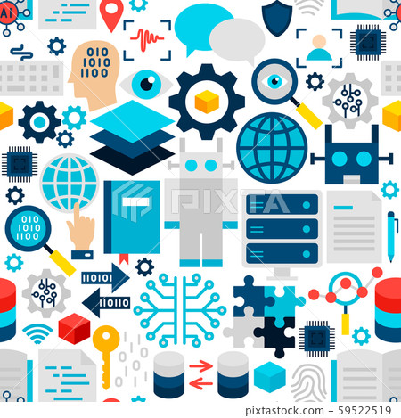 Robotics Seamless Pattern Robotics Seamless Pattern 59522519