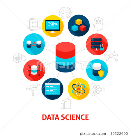 Data Science Concept Icons Data Science Concept Icons 59522690