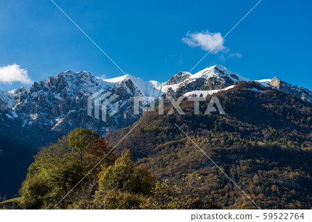 Pichee Giudicarie Alps near the Lake Tenno - Trentino Italy 59522764