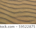 Sand wavy texture. Sandy beach for background. Top 59522875