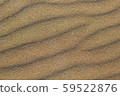 Sand wavy texture. Sandy beach for background. Top 59522876