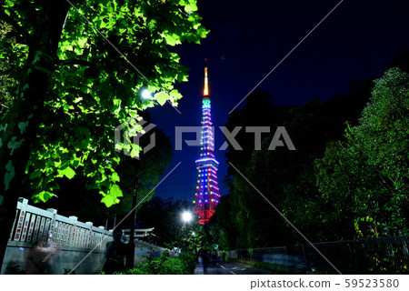 東京鐵塔特別的燈光夜景,無限,鑽石面紗 東京鐵塔特別的燈光夜景,無限,鑽石面紗 59523580