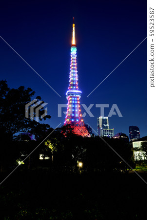 Tokyo Tower Special Light Night View, Infinity, Diamond Veil Tokyo Tower Special Light Night View, Infinity, Diamond Veil 59523587