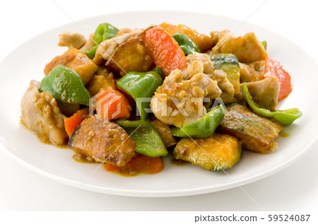 Stir-fried chicken and Nanban black vinegar 59524087
