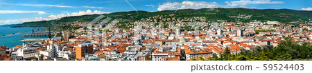 Panorama of Trieste city in Italy Panorama of Trieste city in Italy 59524403