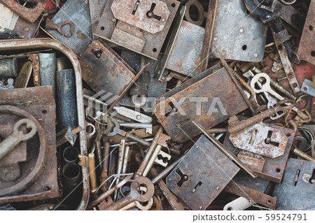 Old keys and locks at the fair Old keys and locks at the fair 59524791
